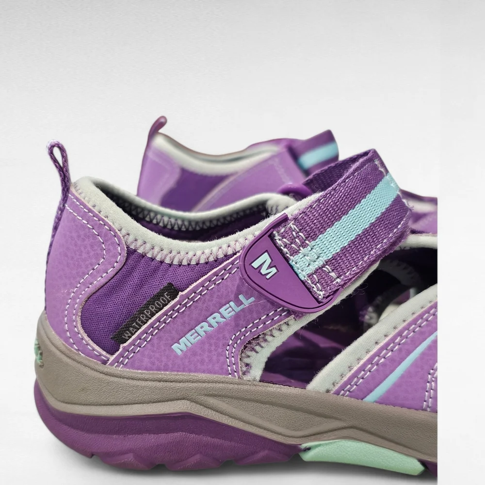Merrell Hydro Hiker Sandal Purple and Blue Girls Size 4 M